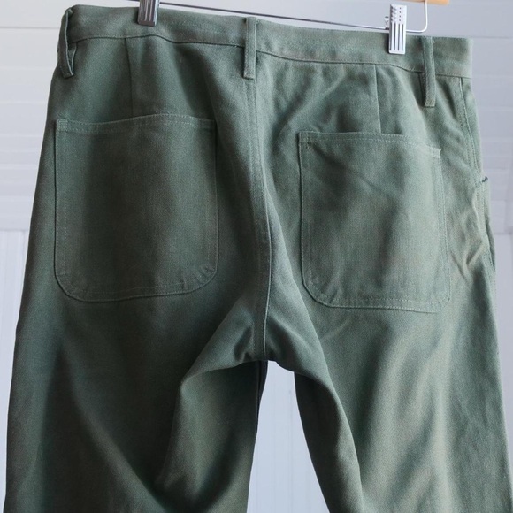 Taylor Stitch Tuff Duck olive green slacks - Picture 6 of 6